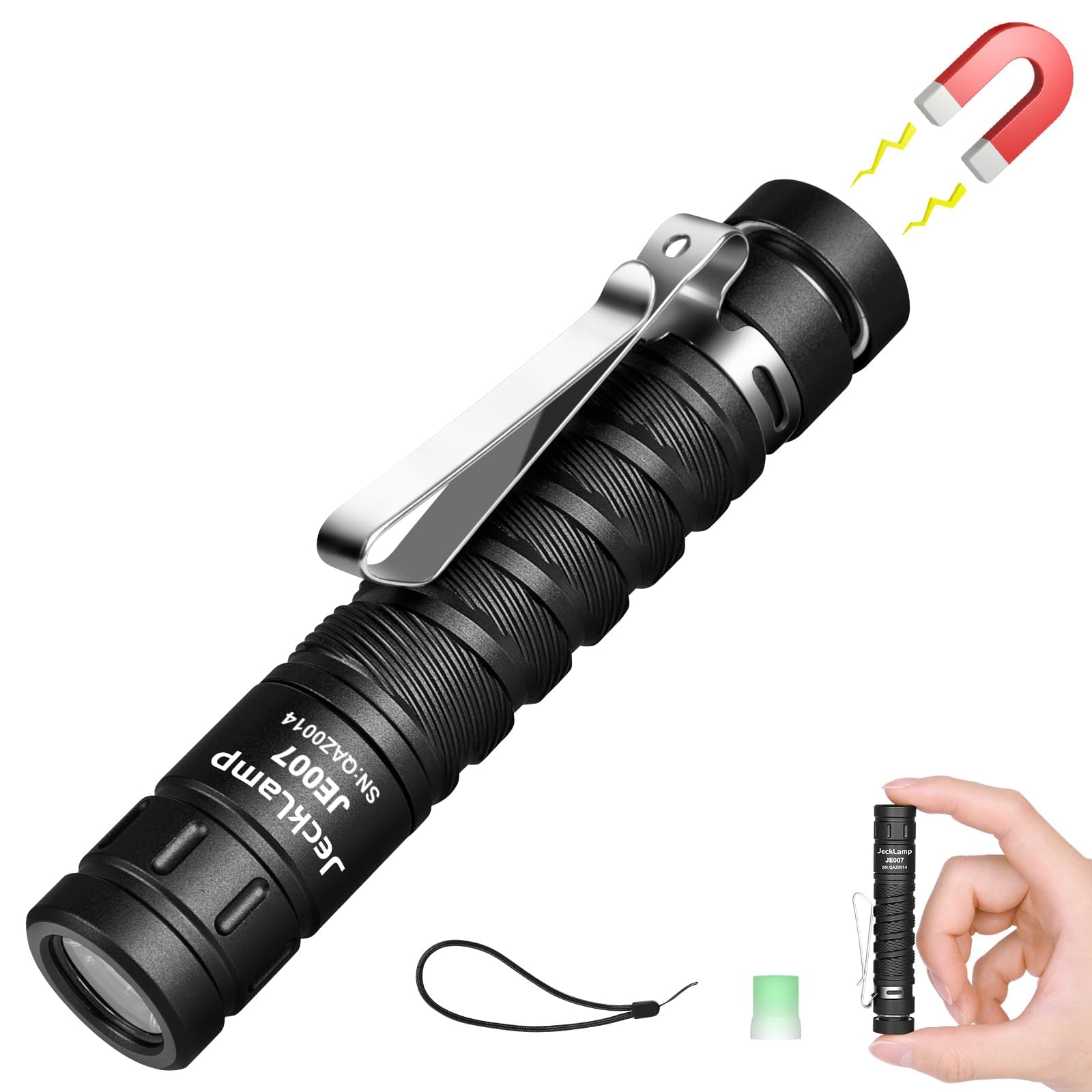 Amazon.co.jp: JeckLamp LEDライト, 550ルーメン, 防水IPX8, 4モード